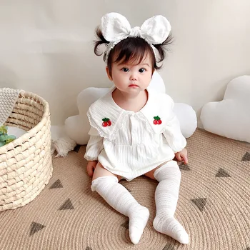 2020 Srčkan Baby Oblačila iztrgana Oblačila Lovely Baby Otroški Kombinezon Bombaž Oblačila za Baby Girl Jesen Pomlad Dojenčka Romper