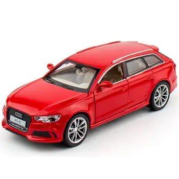 1:32 Lestvica Za Audi RS6 Quattro Diecast Zlitine Kovin Luksuznega SUV Zbirka Modela Avtomobila Potegnite Nazaj Igrače Vozila Sound&Light