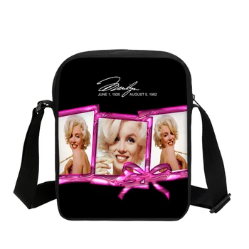 Crossbody Torbe Za Ženske Modni Luksuzni Seksi Marilyn Monroe 3D Tiskanje Majhnih Messenger Bag Torbice Priložnostne Zanko Vrečko Sac Glavni