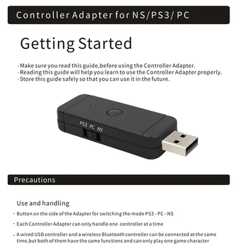 Brezžično Žično Gamepad Krmilnika Pretvornik USB Adapter Za Nintendo Stikalo NS Za PS3 PS4 Xbox 360/ Xbox Slim Žično Krmilnik