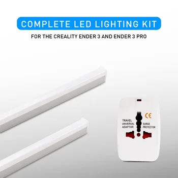Edaja 3 Serijska LED Luči Komplet 6500K Bela Premium LED Luči Bar Zaponke Načrta za Sovol SV01 SV02 Creality Edaja Serijska CR