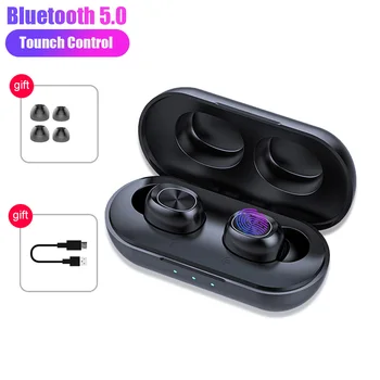 B5 TWS Bluetooth Slušalke Z Mikrofonom Brezžične Slušalke šumov Slušalke pravi brezžični čepkov elari