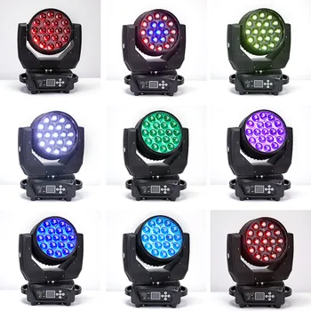 YA Yao 19X15W LED Zoom Gibljive Glave Luči RGBW Pranje Effcect Luč za DJ Stranka, Disco Klubi Oprema Zaslon Stopnji Svetlobe