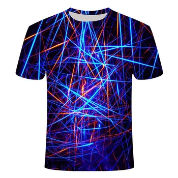 2020 nova moška kratka sleeved modni T-shirt 3D tiskanje poletje moda street nositi tiskanih vrh T-shirt za moške
