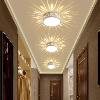 3W/5W LED Stropna Svetilka Moderne Barve LED Stropne Luči Dekoracijo Shadow Koridor Oltarja Lampara Svetlobe Napeljave, DA