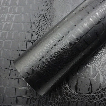 Črni sijajni črna Vinil Zaviti Samolepilni 2D 3D 5D saje nalepke Avto Styling Membrane Nalepke Nalepke Film