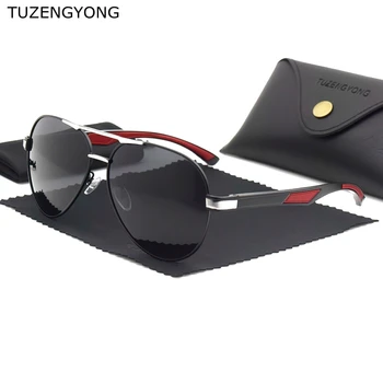 TUZENGYONG 2021 Novo Vintage Aluminija Polarizirana sončna Očala Klasične blagovne Znamke sončna očala Premaz Objektiv Vožnje Očala Za Moške/Ženske