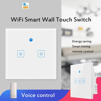 Standard Smart Stikalo Ewelink WiFi Stenske Luči Wifi Stikalo Za Delo Z Alexa Googlova Domača Stran Glasovni Nadzor Pametni Dom Daljinski Upravljalnik
