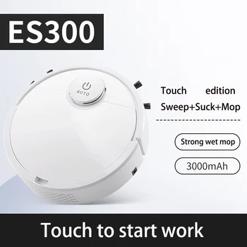 Visoka kakovost ES300 doma majhne prenosne smart touch samodejno pometanje sesalnik tri v enem zabave, robot darilo
