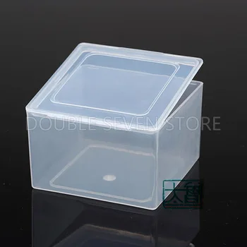 10pcs 8 cm Kvadrat Plastična Škatla za Shranjevanje PP Pregleden Majhne Primeru Pack škatle DIY Izdelavo Del Material, Pripomočki Material