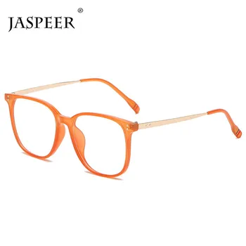 JASPEER Letnik Kvadratnih Anti Modra Očala Ženske Moški Retro Modra Svetloba Blokiranje Očala Okvirji Računalnik Optični Okvirji Eyeglass