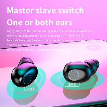 REHIMM Res Brezžične Bluetooth Slušalke V5.1 TWS Slušalke za V Uho Mini Čepkov Šport Slušalke Touch Kontrole za Huawei Xiaomi
