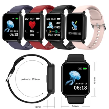 Bluetooth 4.0 Pametno Gledati Moški Nepremočljiva IP68 Smartwatch Ženske Krvni Tlak Dejavnosti Tracker Watch Smart Šport Za Android Ios