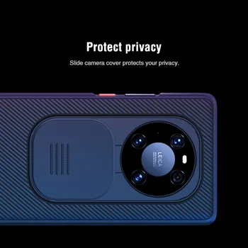 Za Huawei Mate 40 Pro + Plus Primeru Nillkin CamShield Stran Kamere Zaščitni Pokrov Ohišja