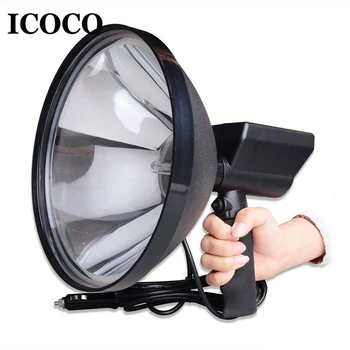ICOCO 9 palčni Prenosni Ročni HID Xenon Žarnica 1000W 245mm Prostem Kampiranje, Lov Ribolov Spot Luči Pozornosti Svetlost Prodaje