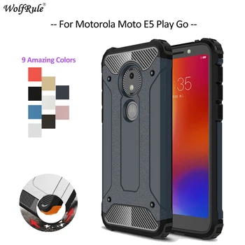 Za Kritje Motorola Moto E5 Predvajaj Pojdi Primeru TPU & PC Oklep Odbijača Zaščitna Primeru Telefon Za Motorola Moto E5 Predvajaj Pojdi Pokrov