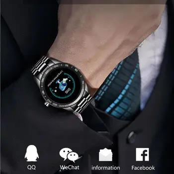2020 Nove pametne Mens watch moški Nepremočljiva šport Za iPhone Srčnega utripa, krvnega tlaka funkcijo smartwatch Fitnes tracker