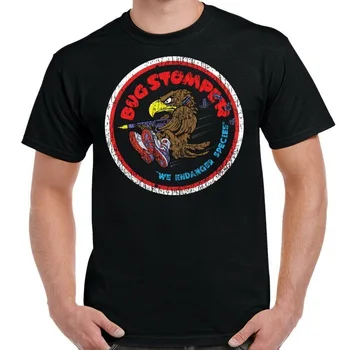 Tujci Bug Stomper Smo Ogrožajo Vrst Odraslih Vrhovi Tee T Majica T-Shirt Kul Priložnostne Bombaž
