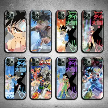 Anime Dragon Quest Telefon Primeru Kaljeno Steklo Za iPhone 11 XR Pro XS MAX 8 X 7 6S 6 Plus SE 2020 primeru