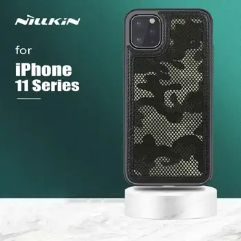 Nillkin za iPhone 11 11 Pro Max Primeru Camo Hrbtni Pokrovček Vojaške Ultra-Tanek, Mehak Rob Zaščitni Primeru Telefon za iPhone 11 Pro Max