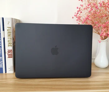 Črna Gumirani Primeru Težko Pokrivajo Kožo Nastavite tipkovnico pokrov Za Apple Macbook Pro Air Retina Dotik Vrstici 11 12 13 15 16