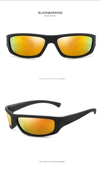 Polarizirana sončna Očala Ženske UV400 Črnega Okvirja Športna sončna Očala Moške blagovne Znamke Oblikovalec Vožnje Očala Gafas 2020 Vroče