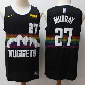 NBA Denver Nuggets Moške Majice za Košarko 2019-20 Mesto Edition Verodostojno Swingman Jersey NBA Moške Jope - Izjava Edition