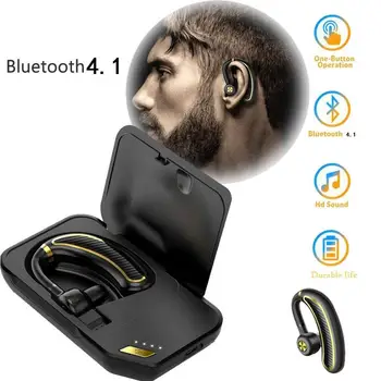 Bluetooth Slušalke z Mikrofonom 24 ur Čas Pogovora Brezžične slušalke Znoj-dokazilo, Šport, Glasba Čepkov Dolgo Zadnja Slušalka