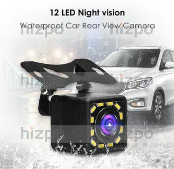 Avto Pogled od Zadaj Kamero Univerzalno Varnostno kopiranje Parkiranje Kamera 12 LED Nočno Vizijo Nepremočljiva 170 širokokotni HD Barvno Sliko za vse avtomobile