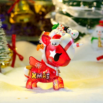 Božič serije Slepi Naključno polje pristen tokidoki samorog počitnice stranka trend otrok lutka Božično darilo namizno dekoracijo