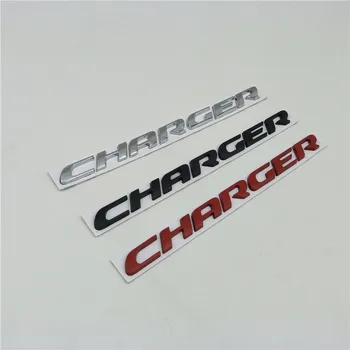 Za Dodge Charger Kovinski Emblem Zadaj Prtljažnik, Vrata Prtljažnika Logotip Tovarniška Ploščica Decals
