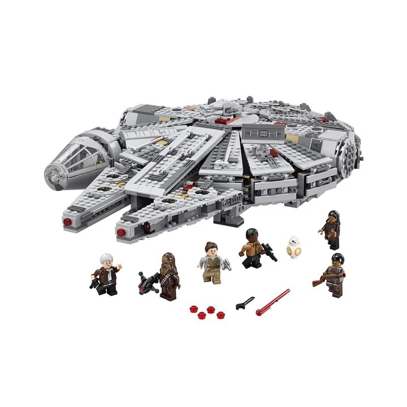 1381pcs Star Wars Millennium Falcon Slika Zbrati Izobraževalne Igrače Model gradniki Neškodljiv Opeke Darilo za Otroke