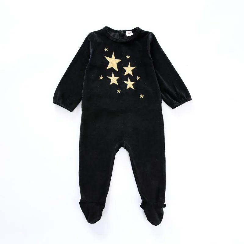 Baby bodysuit pižame otroci oblačila z dolgimi rokavi otroci oblačila za novorojenčka black kombinezon otrok, fant, dekleta obleke otroške pižame