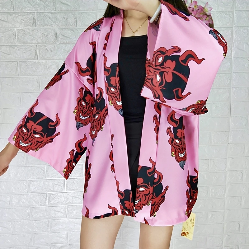 Kimono jopico Japonski oblačila harajuku kawaii womens vrhovi in bluze poletje 2019 Japonski kimono bluzo majica AA001