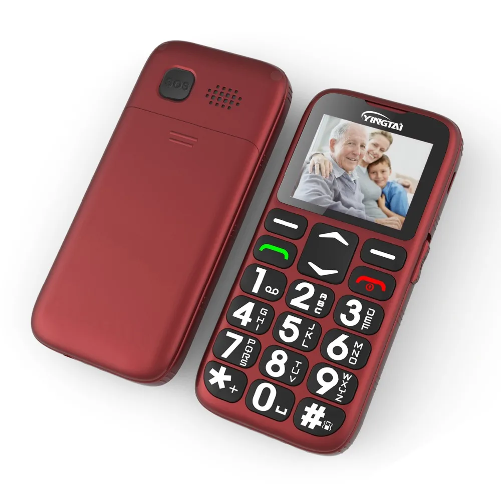 2020 YINGTAIT19 Višji Funkcijo Mobilnega Telefona za Starega človeka, NoCamera GSM Big Pritisni Gumb SOS FM Starejši Mobilni Telefon Bar OLIMPIJA s priključno postajo