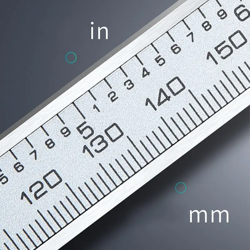 Digitalno kljunasto merilo iz Nerjavečega Jekla Elektronski Vernier Čeljusti 6Inch 0-150mm Kovinski Mikrometer za Merjenje Kaliper Merilniki