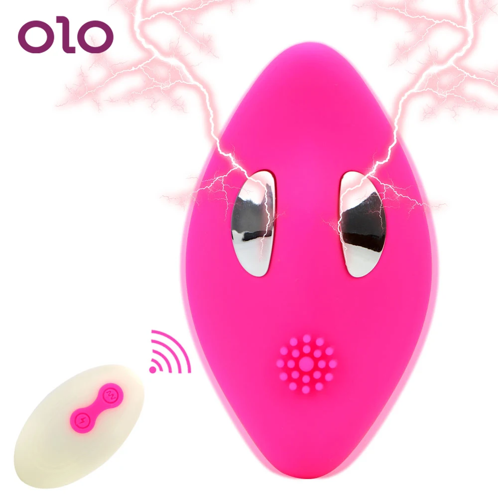 OLO G Spot Vibrator 8 Hitrost Nosljivi Klitoris Stimulator Daljinski upravljalnik Eletric Šok Vibracijsko Jajce Ženski Masturbator