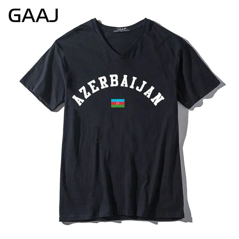 Azerbajdžan Moški & Ženske Unisex T Srajce Moda V Vratu Tees Centralne Azerbaycan T-shirt Majice blagovne Znamke Oblačil Tshirt Oblačila Moški
