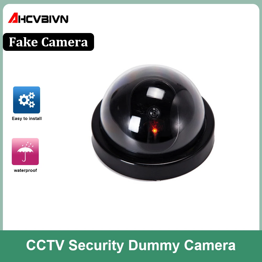 Brezžični Home Security Lažne Kamere 1Pcs Simulirani Video Nadzor Zaprtih prostorih/na Prostem Flash Utripa LED Lutke Ponaredek Dome Kamera
