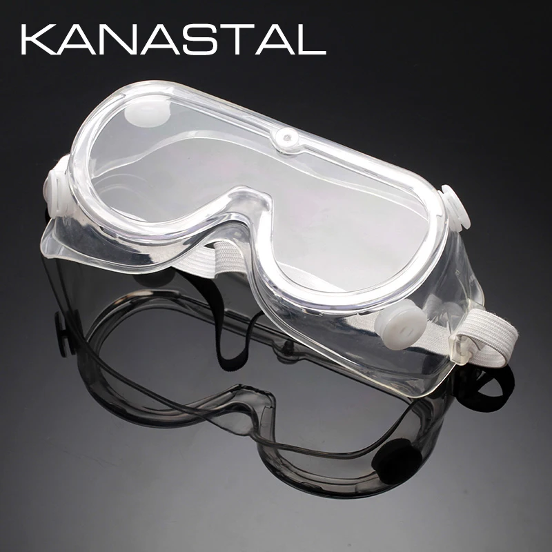 KANASTAL Zaščitna Varnostna Očala Večfunkcijsko Anti Virus Sline Anti-Prah in Udarce Pregleden Industrijske raziskave Očala