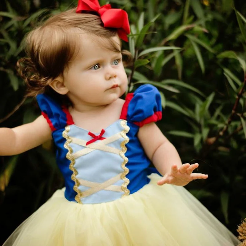 Tako Srčkan Baby girl obleke Princesa Obleko Oblačila Tutu Lok Žogo Obleke Stranka Obleko Malčka Otroci Fancy Kostum Baby Oblačenja za dekleta
