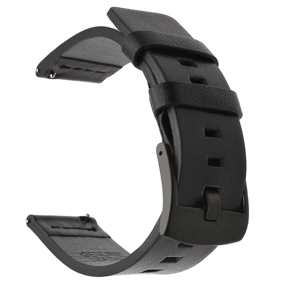 Za GTR 42 47mm Usnjenih Trakov Watchband za Xiaomi Huami Amazfit TEMPO/Stratos 3 2S Zapestnica Band za Samsung Prestavi S3 S2 Correa