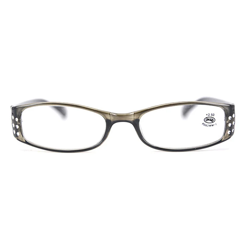 Moda Obravnavi Očala Ženske Diamond Smolo Branje Očala ženske High-end Nosorogovo Očala Očala Bralci Dioptrije