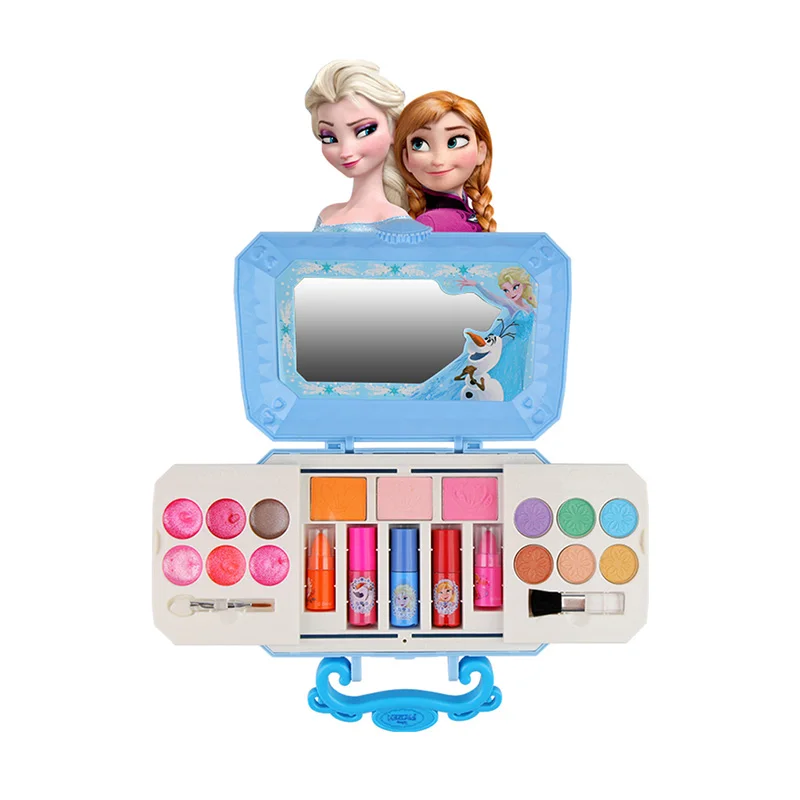 Dekleta Disney zamrznjeno 2 princesa elsa ana Kozmetika Lepota Nastavite Igrača za otroke sneguljčica princesa Moda Igrače za dekleta, ličila set