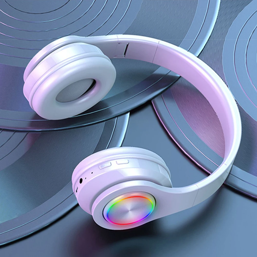 T6 Brezžične Slušalke Bluetooth 5.0 Zložljive Slušalke Stereo Slušalke Gaming Čepkov Z Mikrofonom Za PC Mobilni telefon