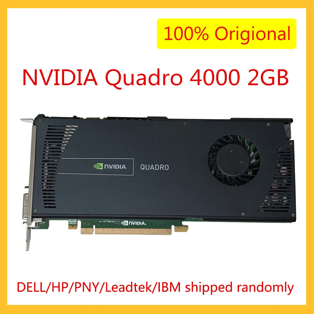 Quadro 4000 2GB Za NVIDIA GDDR5 DVI DP grafična Kartica Profesionalno Grafično Kartico za Grafično Oblikovanje, Risanje 3D Modeliranja in Upodabljanja