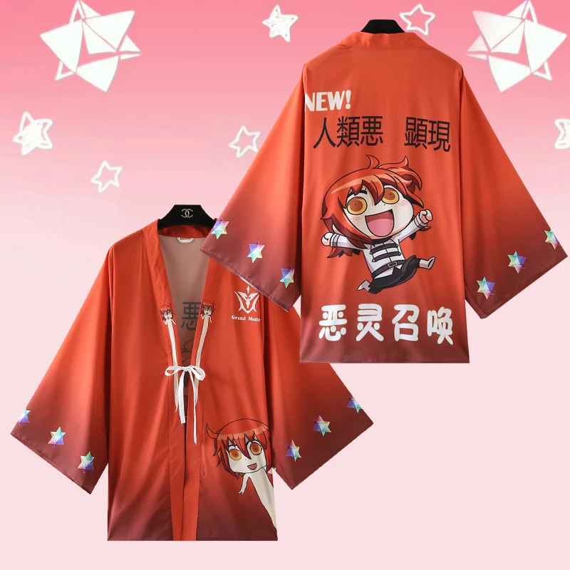 Anime Usoda Grand Da Gudako Plašč Yukata Cosplay Kostum Usoda POJDI Japonski Kimono Vsakodnevno Casual Haori
