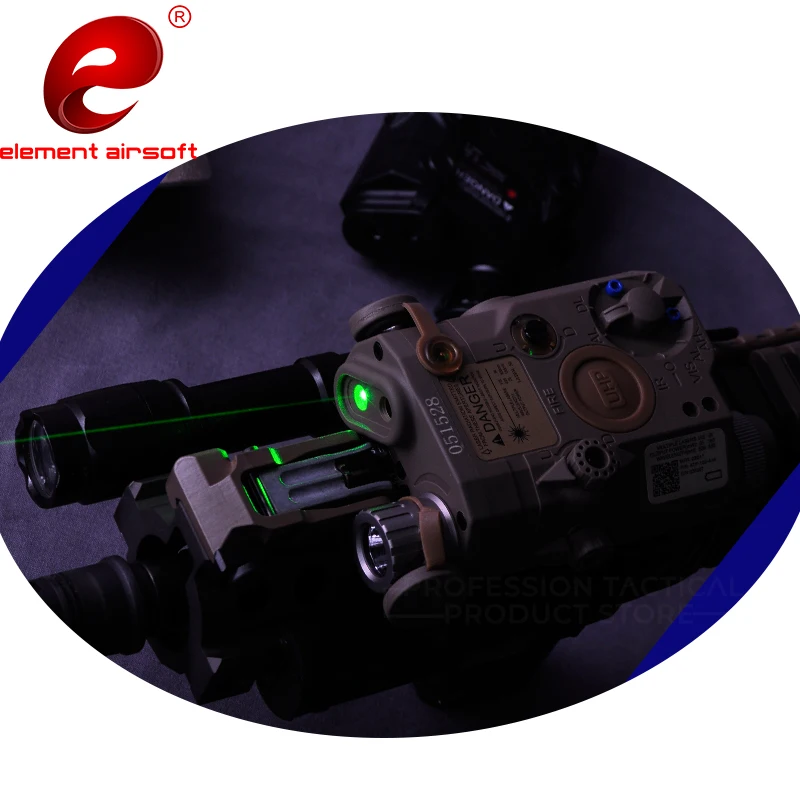 Element Airsoft PEQ 15 Taktično Svetilko Laser Pištolo IR Zeleni Laserski Airsoft PEQ Lov Lučka Pištolo Orožje Svetlobe PEQ 15 EX419