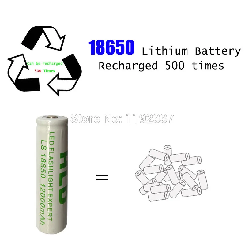 6PCS MJKAA 18650 Baterija Litij-12000mAh 3,7 v Velikih Zmogljivosti Baterije za ponovno Polnjenje za Svetlo Svetilka Majhen Ventilator