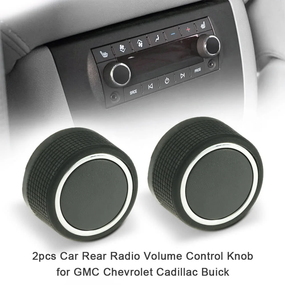 2pcs Avto Zadaj Radio Nadzor Glasnosti Gumb za GMC Chevrolet Cadillac Buick Zamenjava Komplet